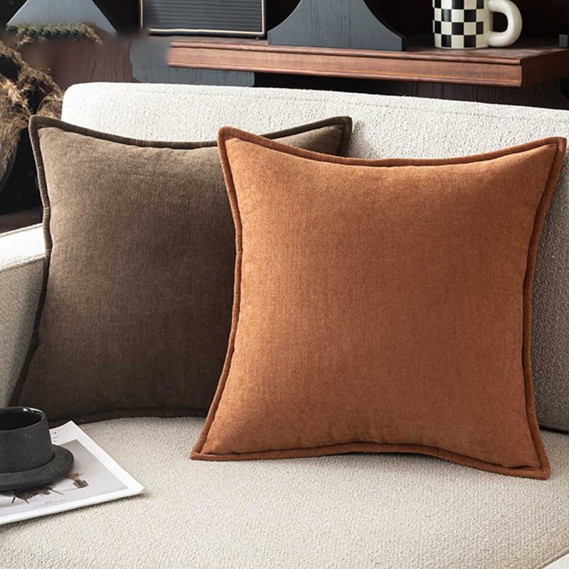 Pillow Cover 20X20 - Housse de coussin en chenille douce