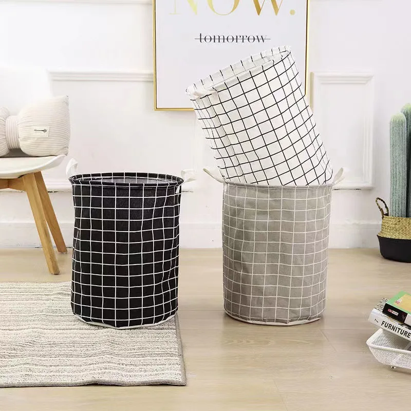 Linum Home Textiles - Panier à linge pliable grande capacité,