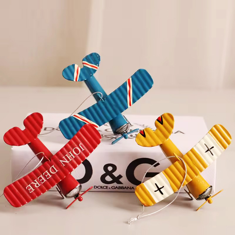 Modèle d'avion vintage en méta - Vintage Home Textiles avis et prix