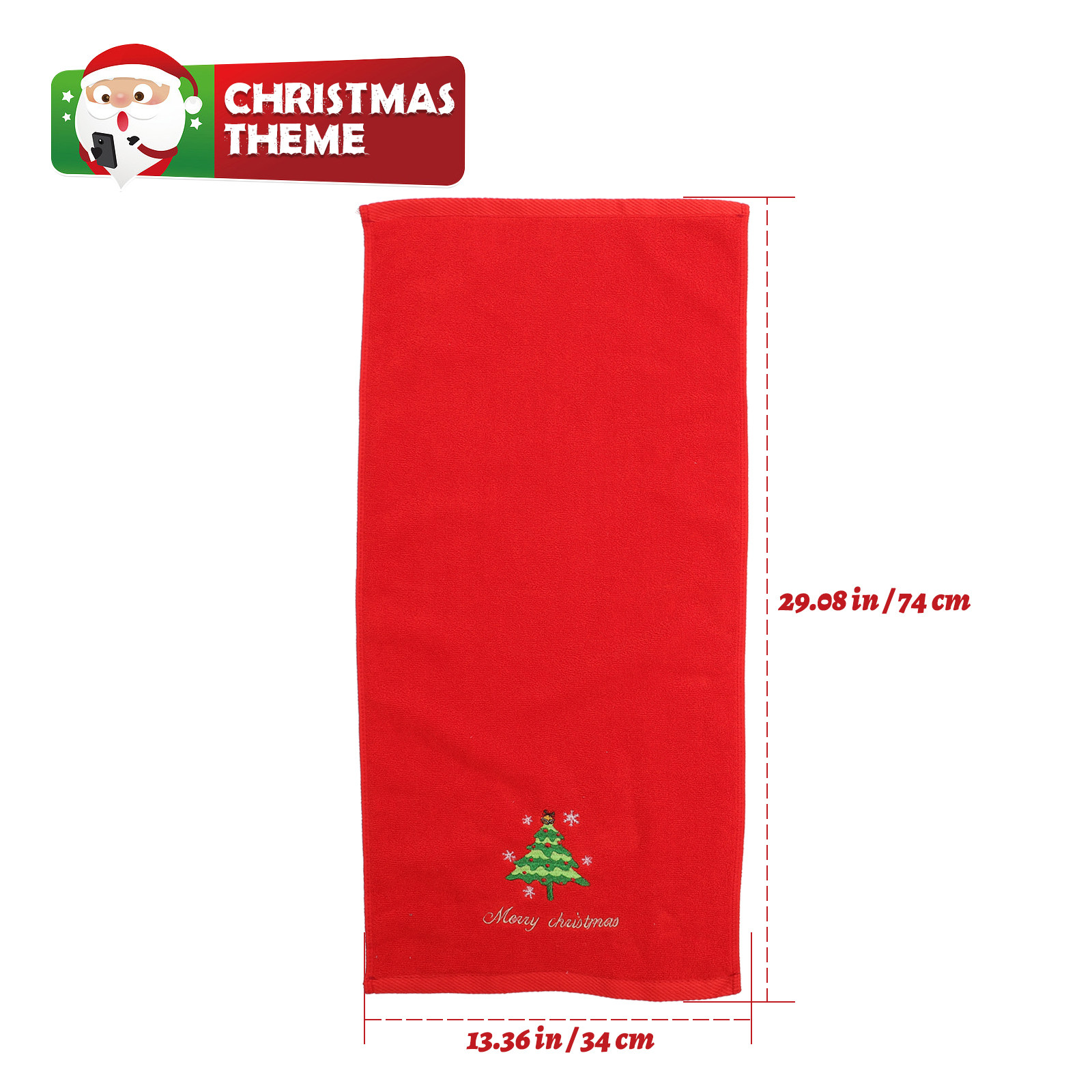 2 Serviettes de Noël en Coton  - Home Textiles Pakistan avis et prix