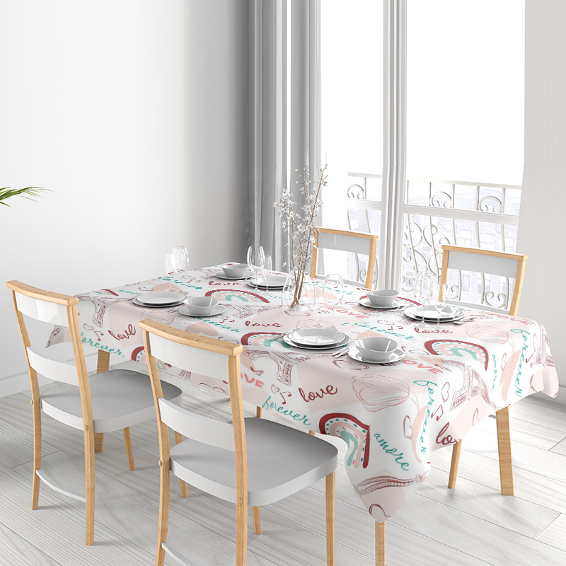 Nappe romantique multicolore a - Your Home Textiles avis et prix