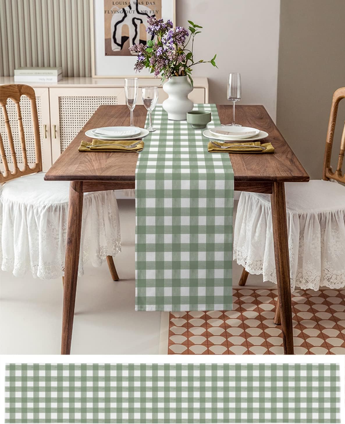 Chemin de Table en lin à carre - Linum Home Textiles avis et prix