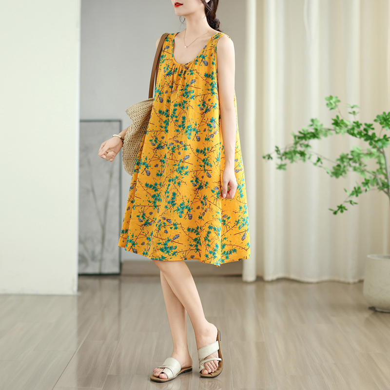 Robe d'été en coton et lin, co - Linum Home Textiles avis et prix